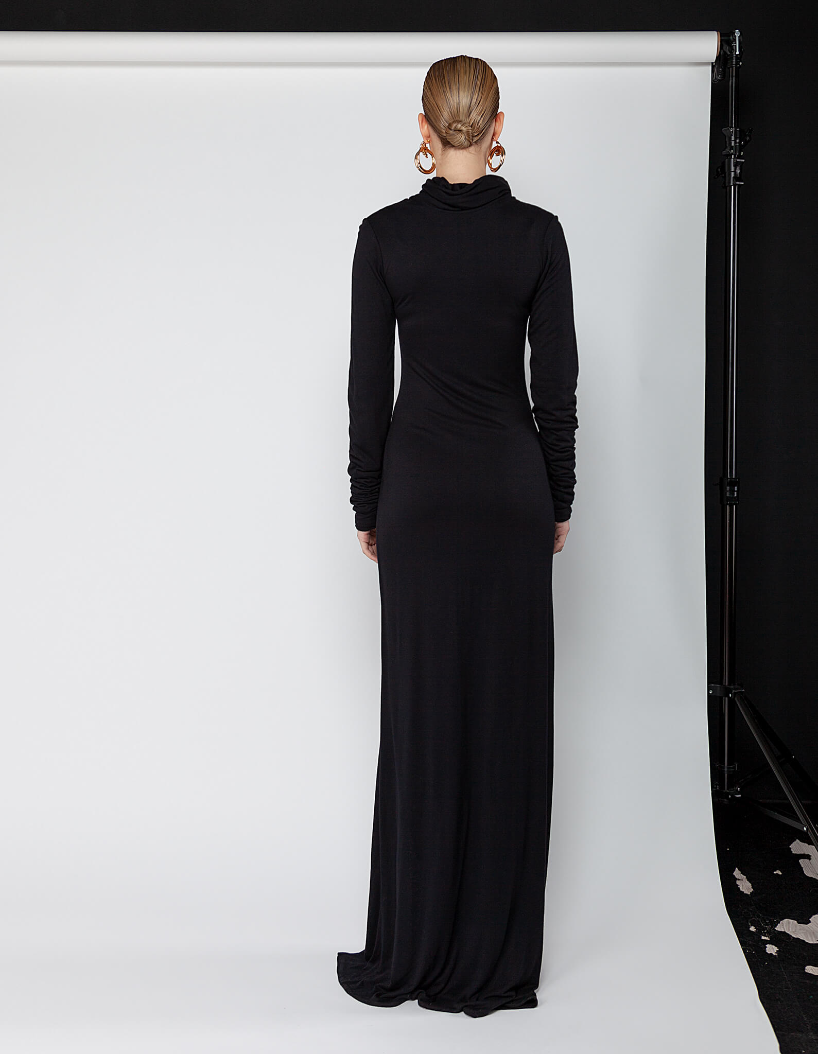 Rochie lunga neagra ETERNITY